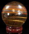 Polished Tiger's Eye Sphere #37607-1